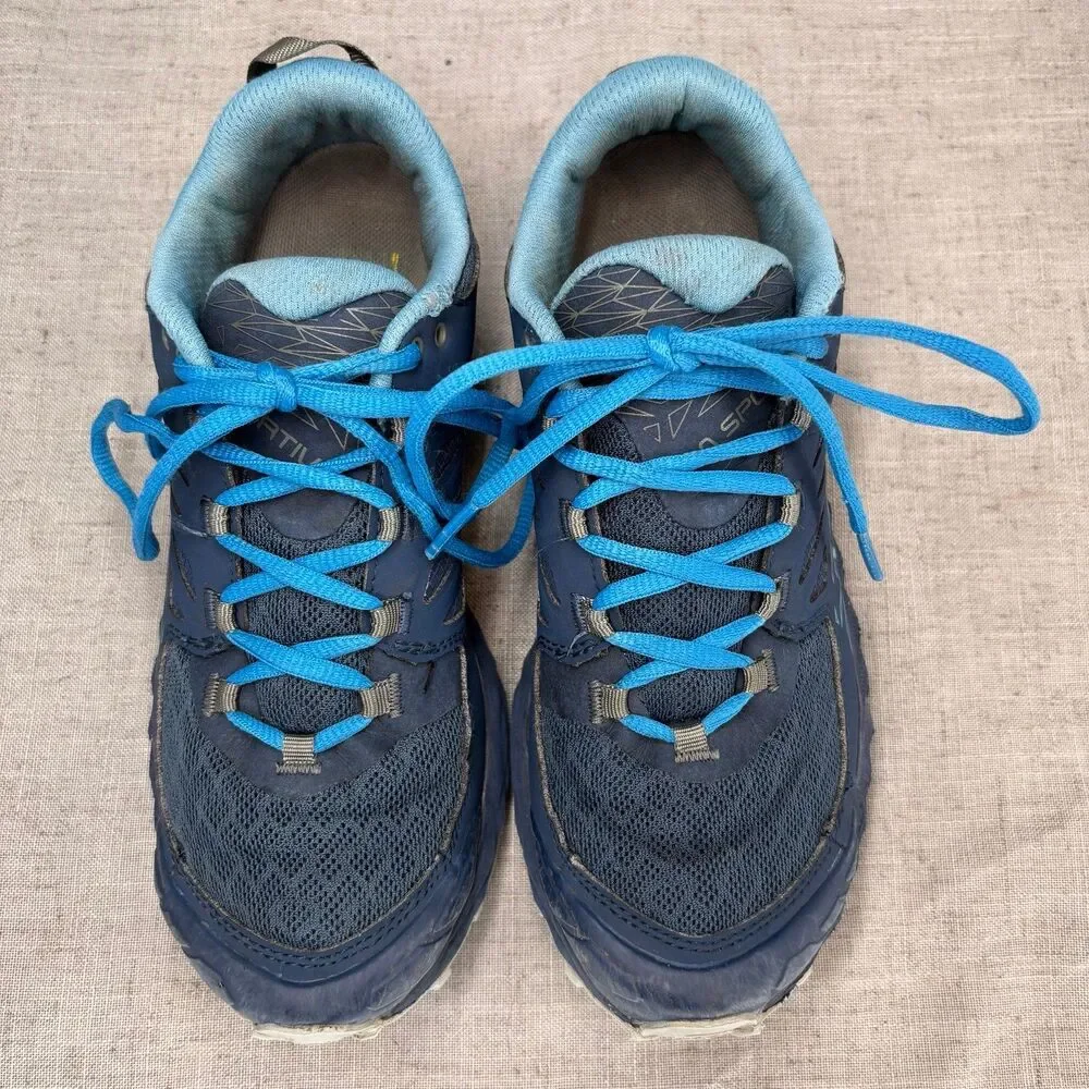 La Sportiva Lycan II Trail Shoes Blue‎ Mesh Lace Up Running Sneaker Women's 7.5